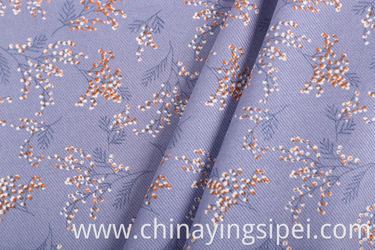Factory price woven textile twill viscose floral rayon fabric for clothing
